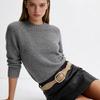 Fashion Waist Belt with Double Stud Row Design Adjustable Pin Buckles Belt for Women Teen Girl Enthusiasts Accessories