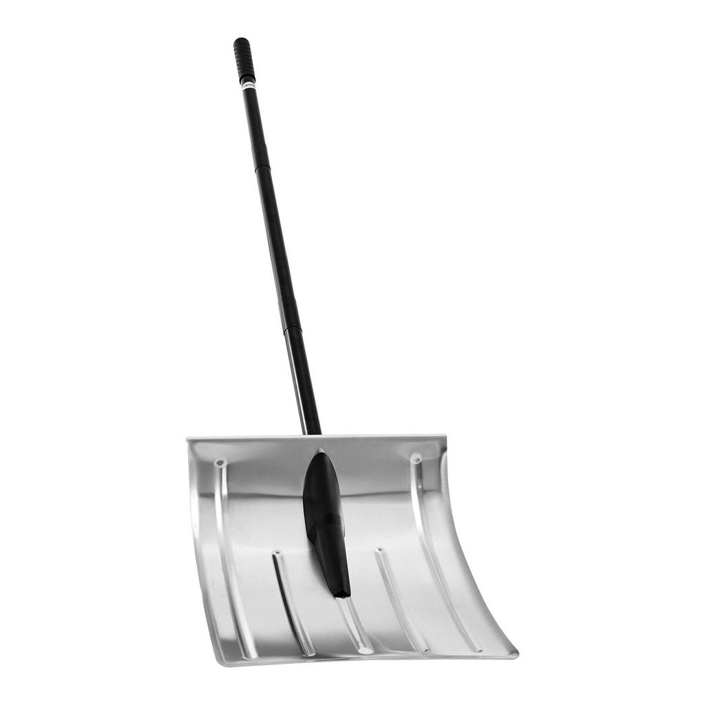 Snow Shovel for Driveway, 40cm Wide Aluminum Alloy Snow Shovel, Non Slip Grip, Large Capacity Snowplow Shovels, Detachable & Lightweight Snows Removal