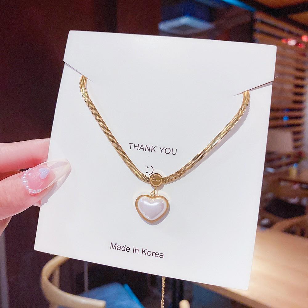2025 Luxury Titanium-Clad Women's Summer Necklace - Non-Fading, High-End Design