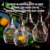 Set of 4 Under Cabinet Wine Glass Organizers Space Saving Designs Sturdy Iron Stemwares Hanger for Kitchen Decoration