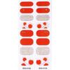 Gel Nail Sticker New Gold Color Semi-baked Nail Sticker Decoration