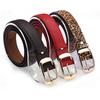 Women Fashion Paint Waist Belt Faux Leather Alloy Buckle Casual Waistband Strap