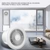 Wall Exhaust Fan Adjustable Duct Fan Low Noise Ventilation Fan Wall Mounted Attic Pipe Ventilation Extractor Enduring