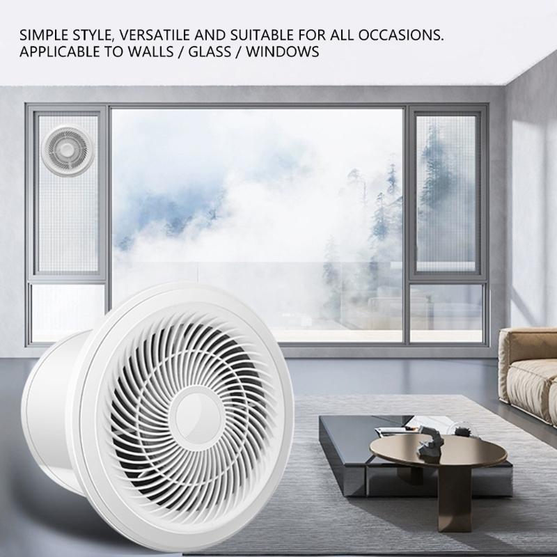 Wall Exhaust Fan Adjustable Duct Fan Low Noise Ventilation Fan Wall Mounted Attic Pipe Ventilation Extractor Enduring