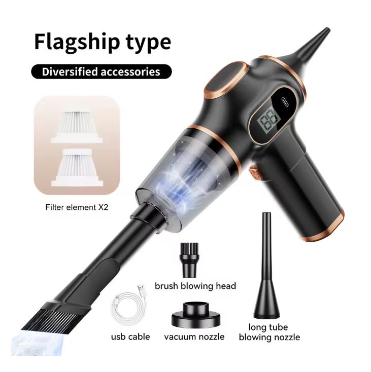 

2025 Беспроводной автомобильный пылесос из АБС-пластика, бытовой прибор, диван, офис, бытовая машина для уборки высокой мощности, мини-пылесос, очиститель ковров синий