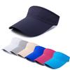 HV01  Fashion Man Women Outdoor Sport Custom Logo Summer Blank Sunshade Plain Empty Visor Hat Caps