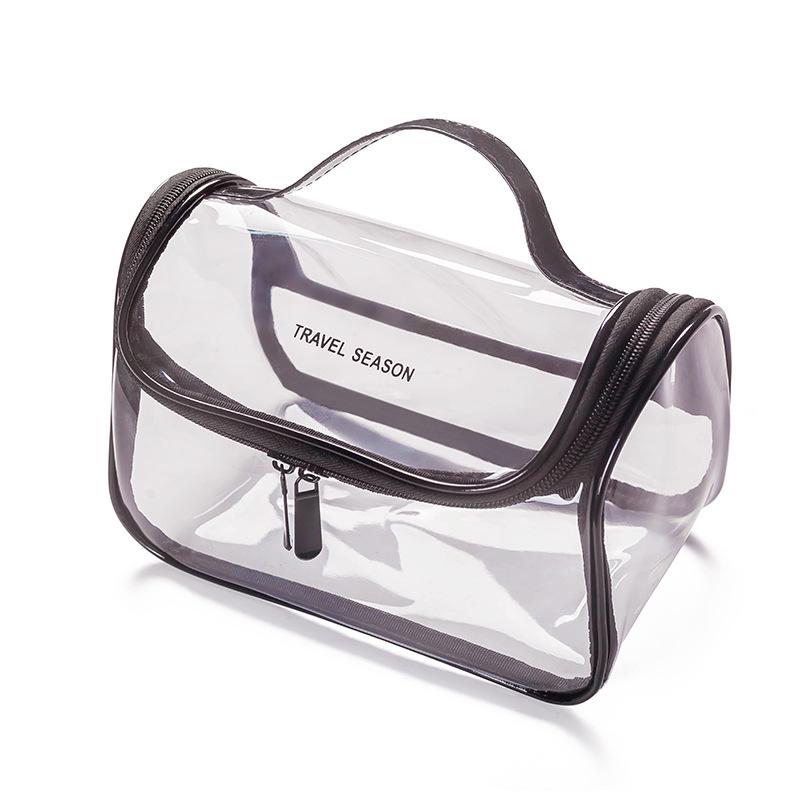 Large Capacity Portable Travel Makeup Bag - Stylish and Functional Handbag for Storage