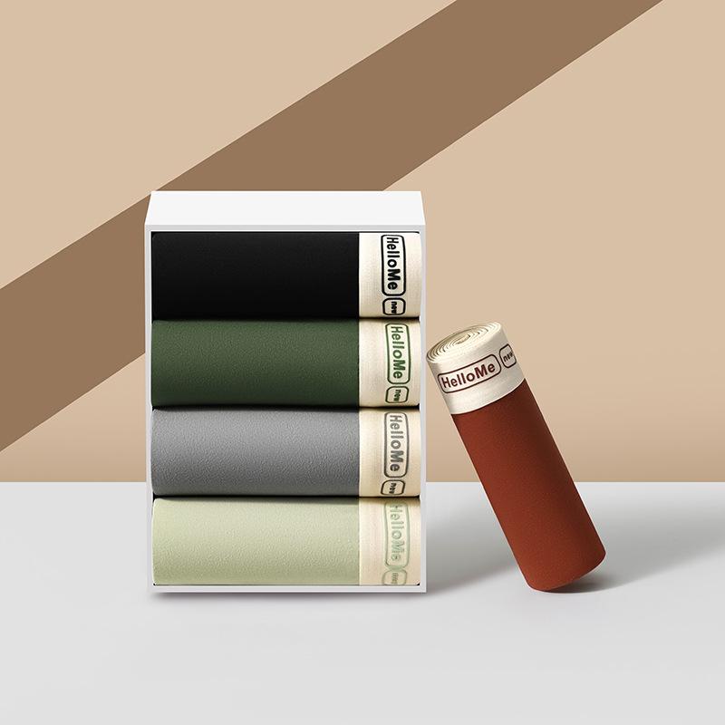 5pcs Men's Underwear Men's Boxy Underwear Men's Trendy Boxy Shorts Thin Shorts Boxer Brief