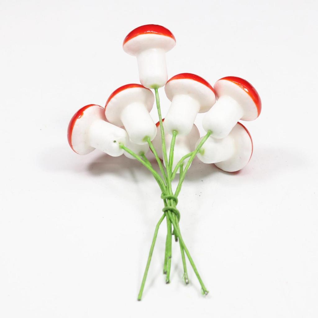 Christmas Red Foam Cherry Ornaments - Small Decorative Berries