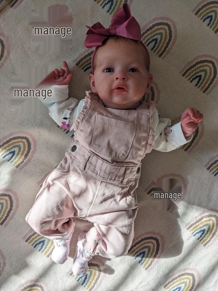 55cm Lifelike Baby Doll - Soft Toy Growth Companion 55cm
