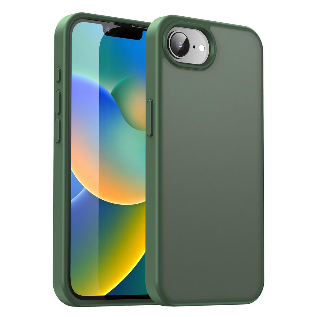 For iPhone 16e Case Skin Touch Matte Anti Drop TPU PC Phone Back Cover