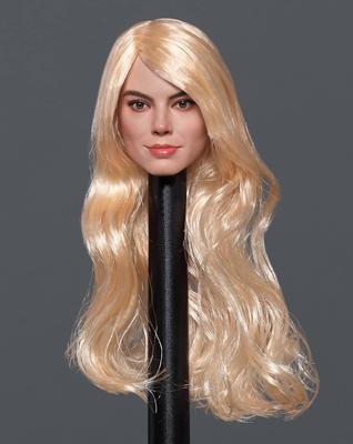 Scale GACTOYS GC047C Smiling European and American Beautiful Female Head for Action Figures and Clothes Not [TOYBARJAPAN] 1/6 (body Included)