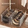 Transparent Acrylic Belt Organizer - Men's Wardrobe Drawer Display Box