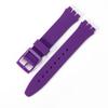 Silicone Unisex Sport Strap Classic Watch Band For Swatch Jelly Skin 19mm 17mm