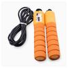 Orange Color Sponge Soft Handle Counting Skipping Rope Children's Sports Examination Outdoor Training Skipping Rope Adjustable Tool