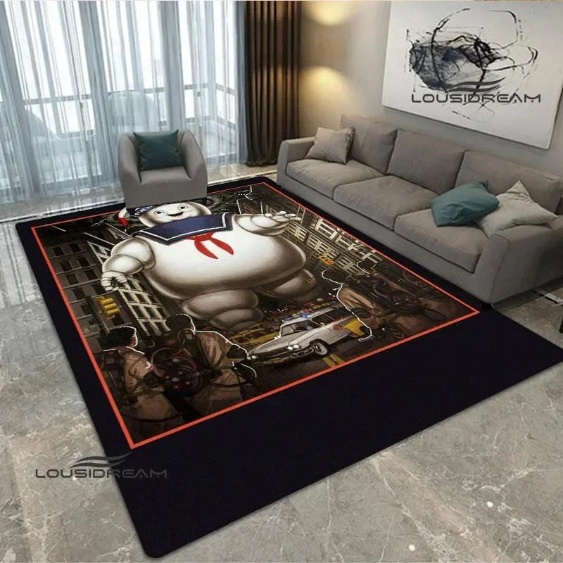 3D G-Ghostbusters Cartoon printed carpet living room bedroom carpet non-slip door mat area rug Home room decor birthday gift