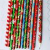 Pack Of 48 Cartoon Christmas Pencils with Erasers for Kid Student Game Reward Wood Drawing Pencils for Writing Drawing