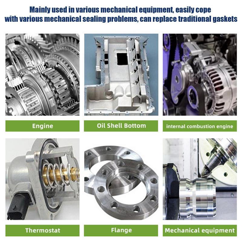 Motordichtungsmasse, 3,5 oz, Auto-Silikondichtmasse, wasserdichter Kleber zum Füllen von Spalten mechanischer Geräte, für die meisten Fahrzeugtypen