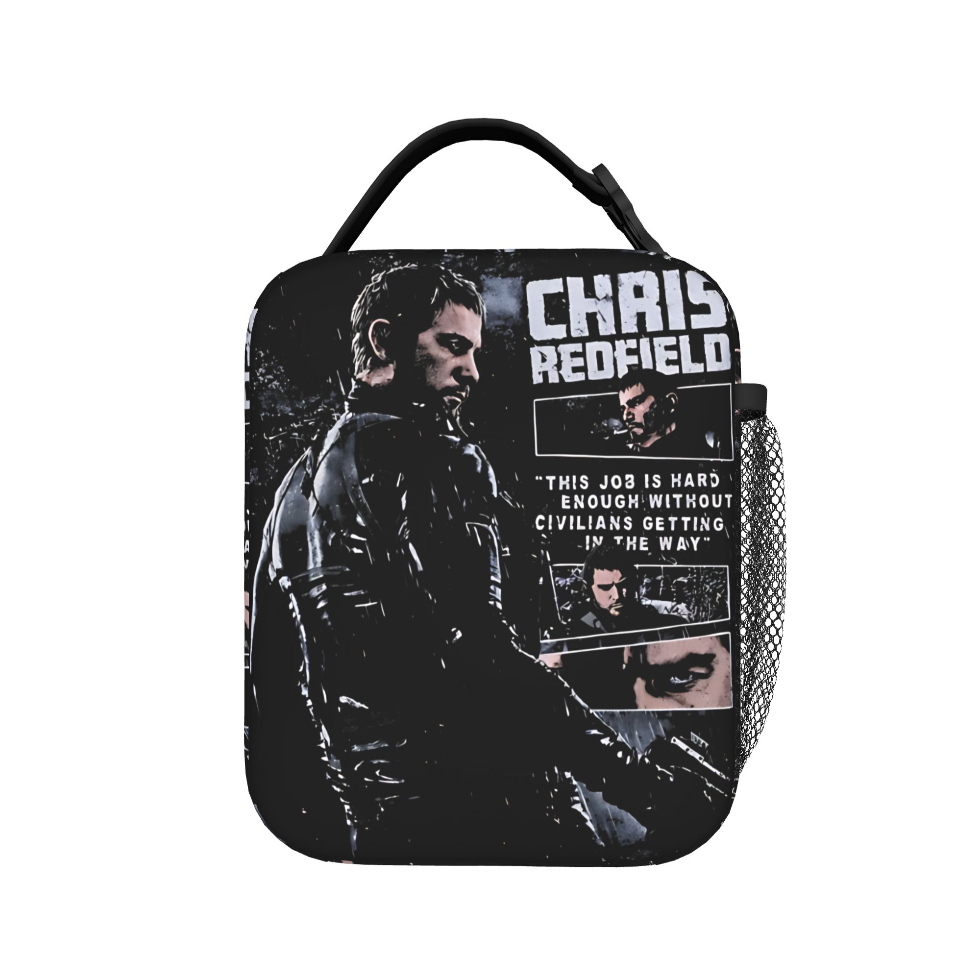 chris redfield Resident Evil 30th Anniversary Lunch Bag Lunch Box Insulated Tote Food Bags For Women Designer Cooler Bag One Size