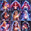 Full Drill Diamond Painting Cartoon Elsa Rhinestone Pictures Embroidery Princess 5D DIY Mosaic Art Jasmine Decor for Home