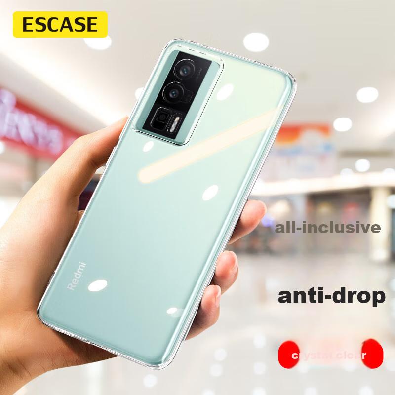 Redmi K60/60Pro Phone Case, Xiaomi Redmi K60/60Pro Shockproof Full Coverage/soft Case, Ultra-Thin Silicone (With Lanyard Hole), Transparent