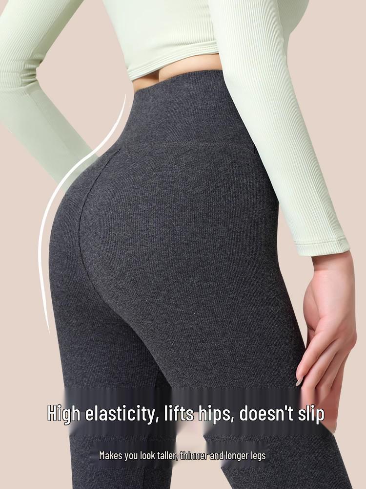 Extra Thick Wool Cotton Women's Base Layer Pants with Fleece-Lining - Slimming, No-Sag, Small Leg Design - Bestseller 2025 Arrival