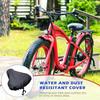 Washable Bicycle Saddle Rain Cover Dust-proof Bike Cushion Protector  Protective Guard