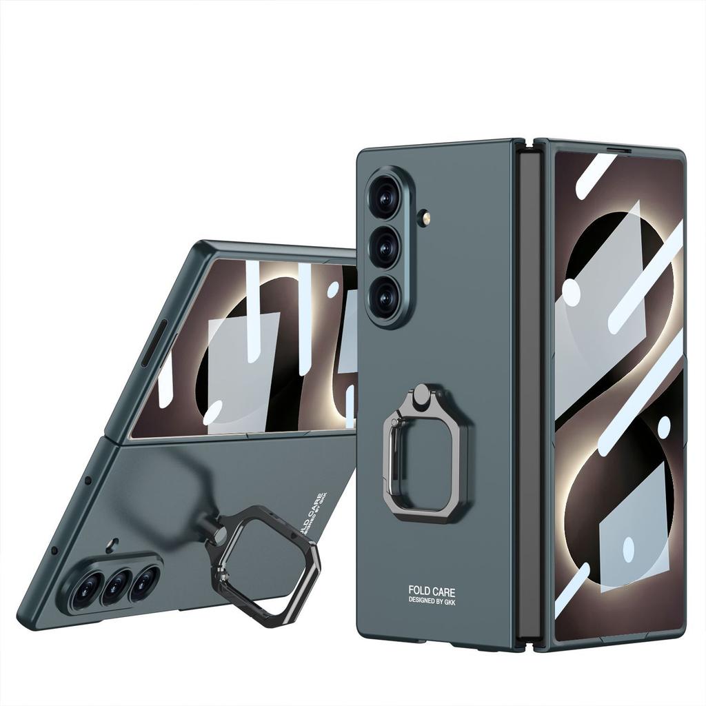 Applicable To Samsung GalaxyZ Fold8Ultra Mobile Phone Case Folding Protective Case Ring Holder Anti-drop Mobile Phone Case.