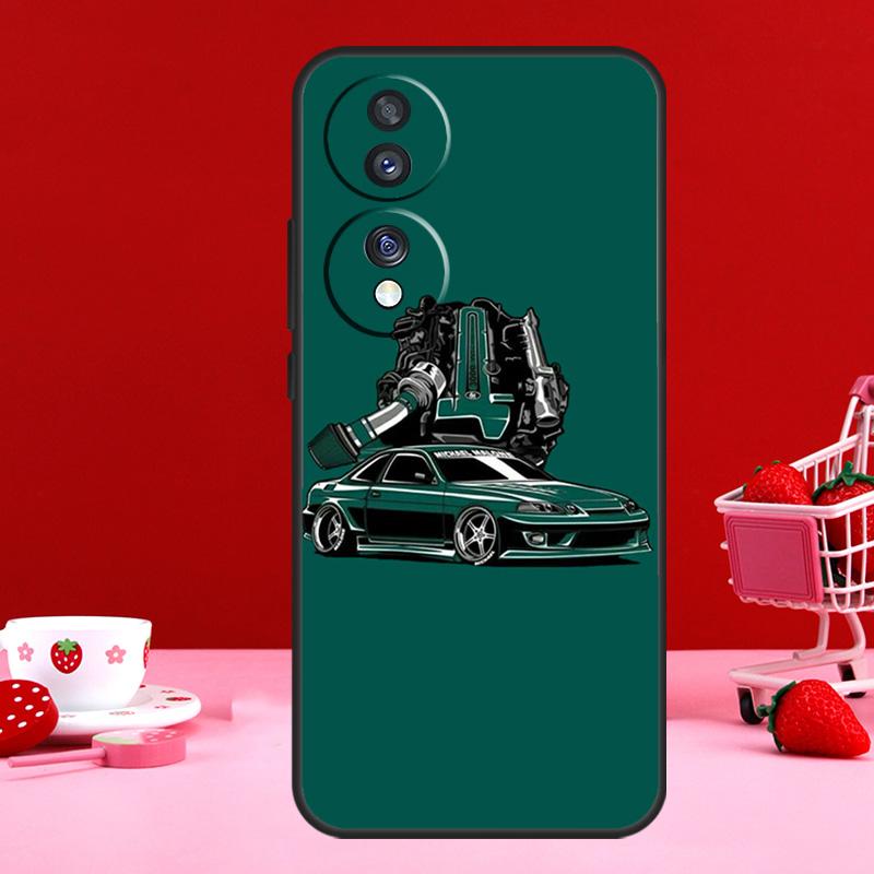 JDM Anime Aesthetic For Honor Magic 7 6 5 8 Pro Case For Honor 400 200 50 70 90 Lite X8c X8b X9a X9b X9c X9d Win