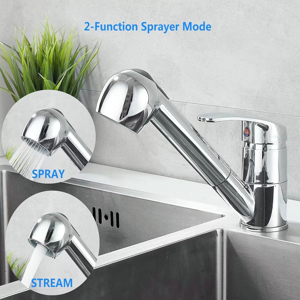 Pull-Out Kitchen Sink Faucet Spray Head - Small Shower Head Version