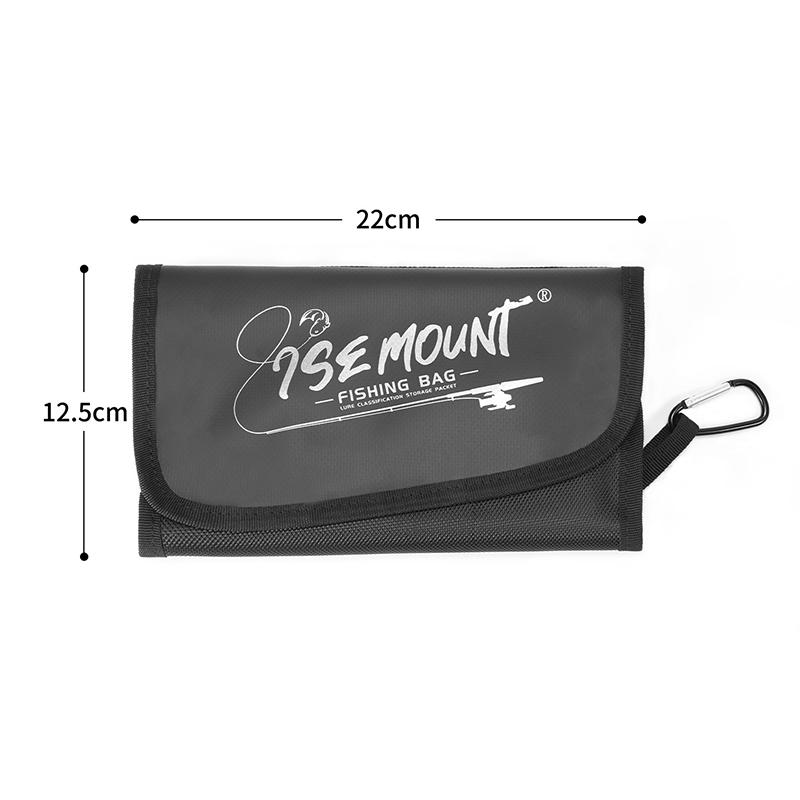 Soft Lure Storage Pouch Outdoor Portable Detachable Bait Organizer Multi-Functional Waterproof Fishing Gear Accessory Bag