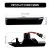 2PCS Canbus LED Dynamic Turn Signal Light For BMW X5 E53 3 Series E36 Side Marker Flasher Flowing Water Blinker Flashing LightTurn Signal 2