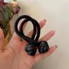 Solid Color Chinese Knot Hair Rope Elastic Korean Rubber Band Elegant Elastic Hair Ring  Daily