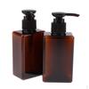 2 150mL Empty PET Shampoo Pump Bottles
