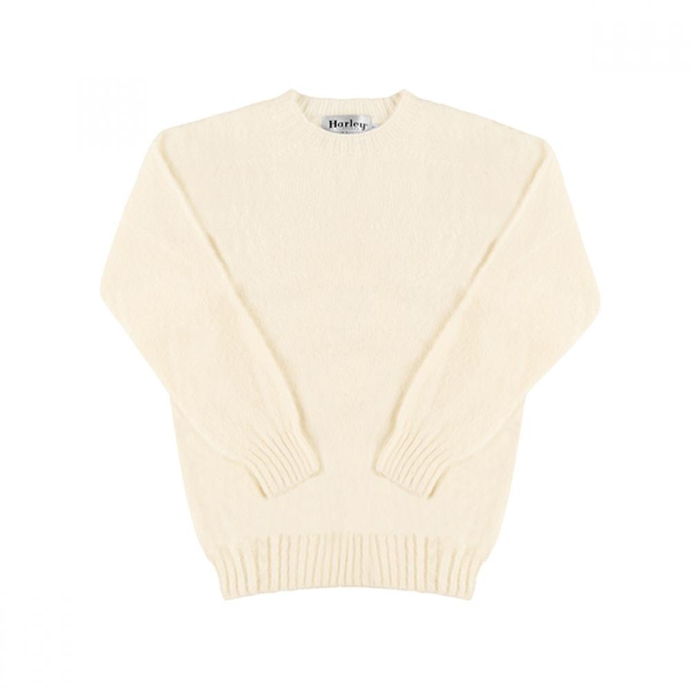 Halliove Scotland M3834 7 Shaggy Winter White Shaggy Dog Winter White Whole GarMent Men S Knit