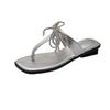 Flip Flops French Beautiful Toe-in Roman Sandals 2026 New Pearl Slippers Women's Summer Wear