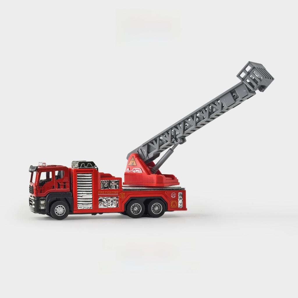 Alloy Waste Disposal Truck Inertia Engineering Vehicle For Kids Educational Play