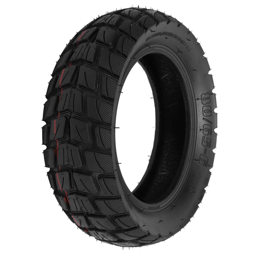 80 65‑6 Electric Scooter Outer Tire Thickened Rubber Anti Skid Shock Absorbing Scooter Off Road Vacuum Outer Tire for