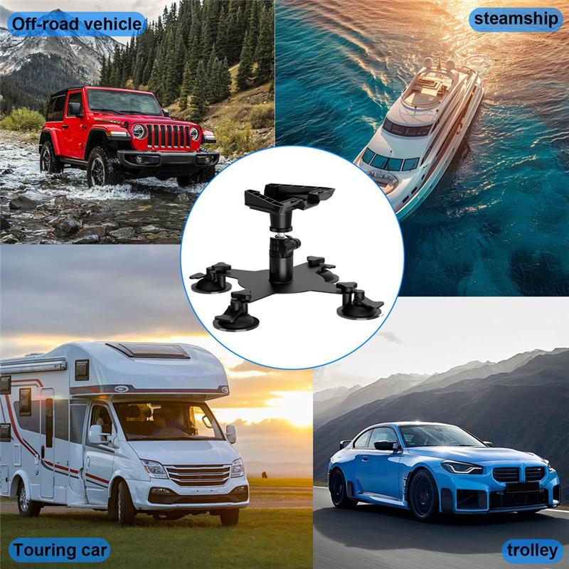M63K-For Starlink Mini Base+Suction Cup Roof Bracket Antenna Suction Cup Bracket Suction Cup Base For Roof/Window/In-Car