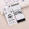 6 Stück Süße Crayon Shin-Chan Drücker Neutralstifte Kawaii Anime Schnelltrocknender Unterschreibstift Schüler Schreibwaren Bürobedarf Geschenk
