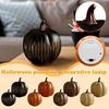 Twinkle Led Light Pumpkins With Timer Timer Lighted Sparkling Starry Night Glass Pumpkin For Home Bedroom Bathroom Hallway