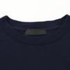 PRADA UMJ492 Navy Triangle Logo Crew Neck T-Shirt tops M NavyUsed