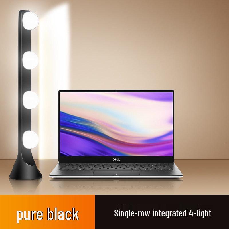Streamer Desktop Fill Light: Double Row LED for Professional Live Room, Video Background, and Atmosphere.