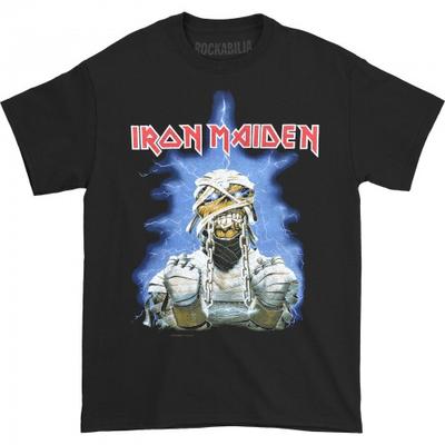 Iron Maiden Unisex Adult World Slavery Tour Â´84 - Â´85 Back Print T-Shirt