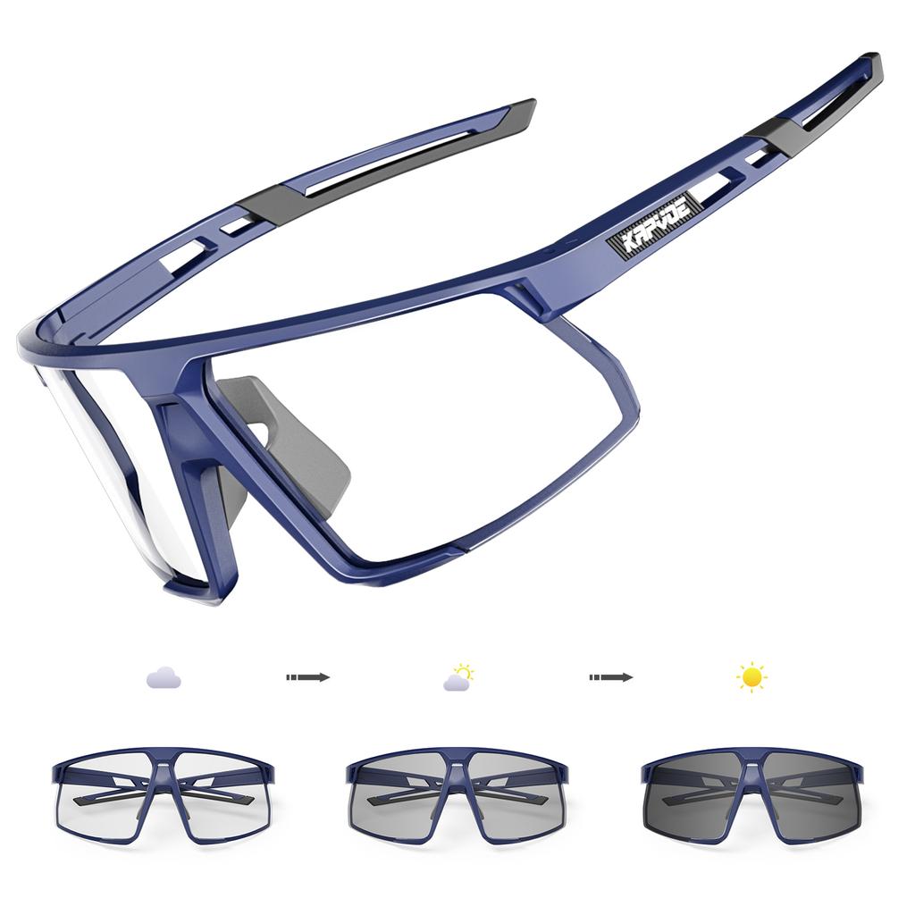 Pochromic Cycling Sunglasses UV400 Cycling Glasses Sports Eyewear Outdoor MTB Sunglasses Bicycle Goggles Bike Glasses