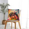 Pillow Case Bee And Flowers Comfy Pillow Cover For Sofa Couch Bed Living Room Cute Funny Pillowcases