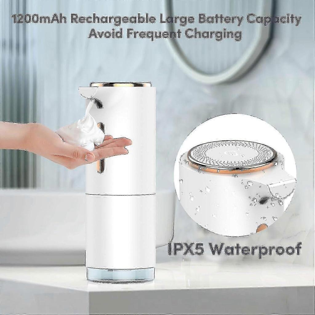 3-level Automatic Foaming Soap Dispenser, 10oz Foaming Hand Soap Dispenser With Aromatherapy