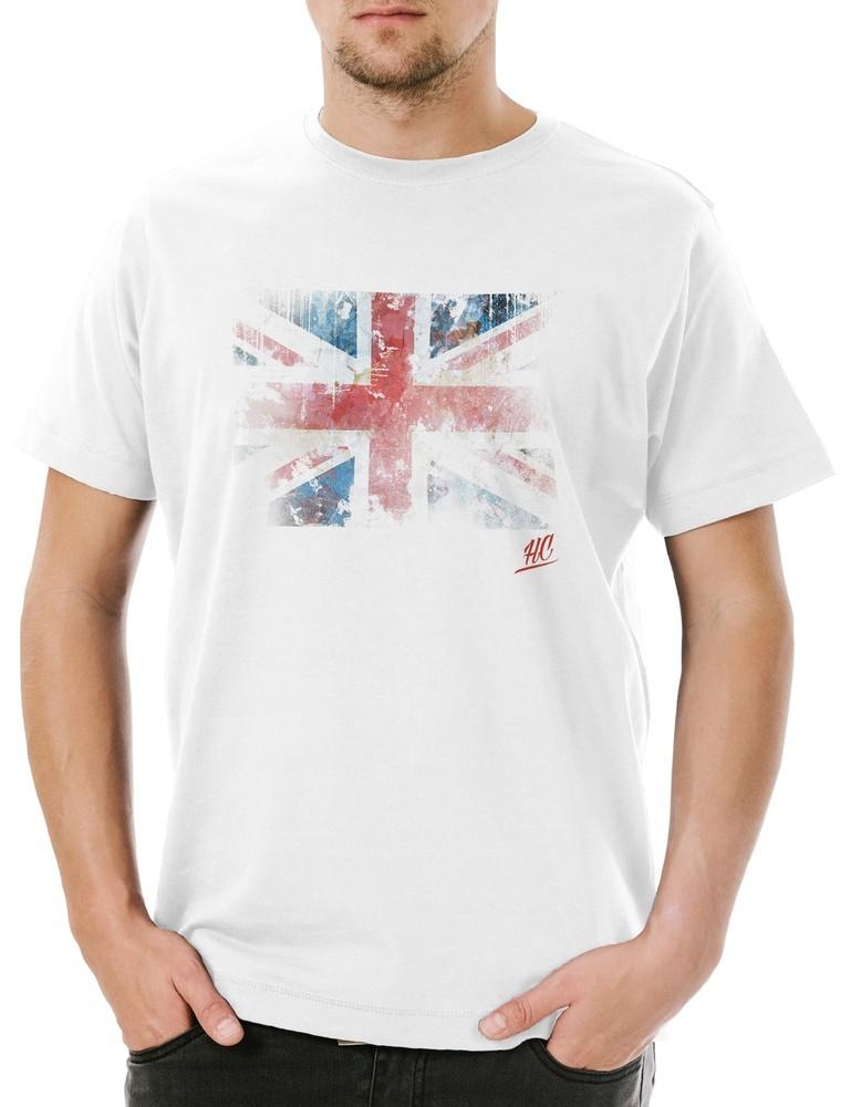 Vintage Union Jack HC Hate Couture Herren T-Shirt Great Britain United Kingdom