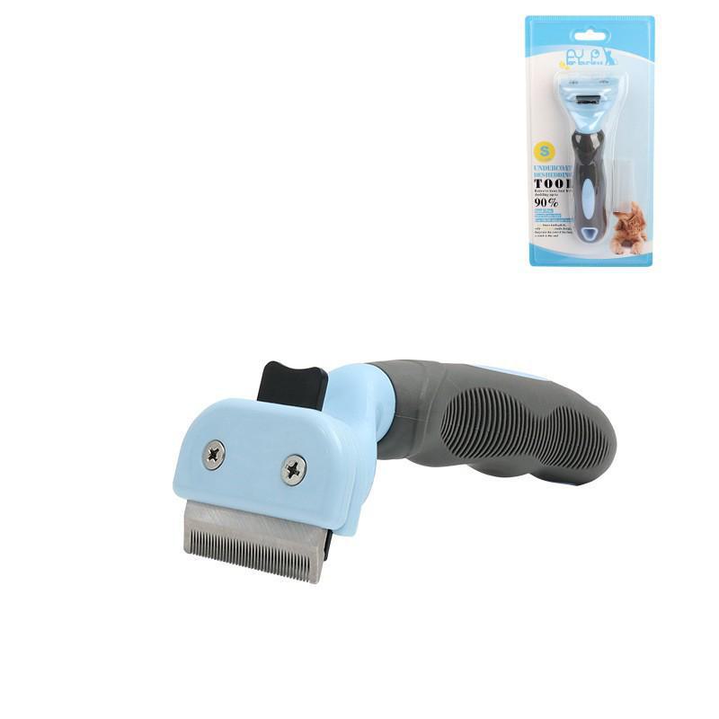 

Расческа для удаления шерсти домашних животных с нескользящей ручкой для кошек и собак 91424/1/2