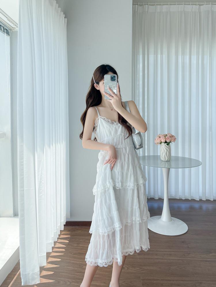 

Spring/Summer 2026 Maternity Fashion: Youthful Two-Piece Set - Denim Jacket & Camisole Cake Skirt 3XL